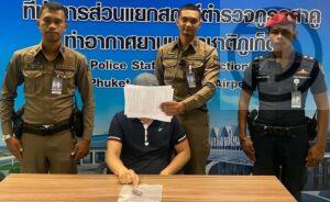 American Man Found with Bullet Arrested at Phuket Airport