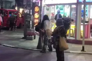 Female Tourist Caught Urinating on Bangla Road in Patong