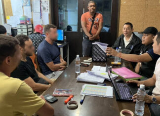 Three Russians Arrested at Thalang Vehicle Rental Shop for Alleged Work Permit Related Offenses