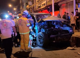 Un uomo ferito in un incidente automobilistico a Phuket