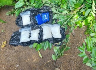 Motorbike Rider Arrested With 1,200 Meth Pills and 1.4 kg of Crystal Meth in Rassada