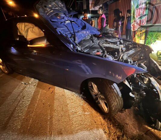 14 Year-Old Motorbike Rider Dies BMW Sedan Crashes Into Him in Thalang