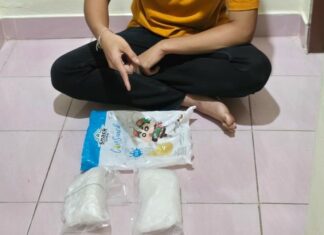 Man Arrested in Phuket Town, 900 Grams of Crystal Meth Seized