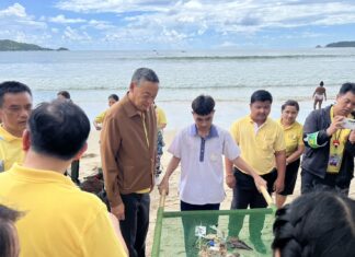 Thai Prime Minister Srettha Launches Beach Conservation Project in Phuket