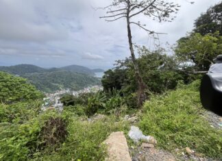 Phuket Officials Concerned About the Chance of More Landslides in the Future at the Phuket Big Buddha Area