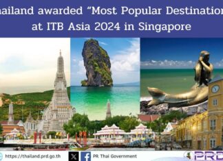 La Thaïlande élue « Destination la plus populaire » à l’ITB Asia 2024 à Singapour