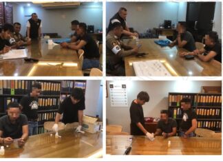 Two Taxi Motorbike Riders Detained After Drinking Alcohol at Taxi Stall in Patong