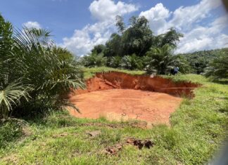 Viranomaiset vahvistavat, että Krabin sinkhole ei liity äskettäiseen pieneen maanjäristykseen