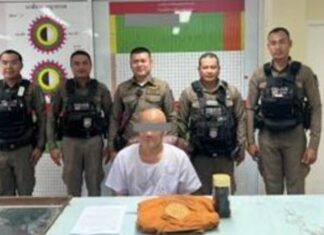 Intoxicated Monk Driving Pickup Truck Arrested in Patong