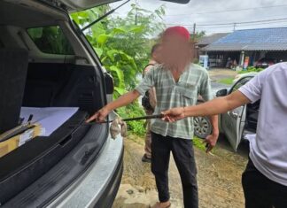 Phuket Taxi Driver Arrested After Violent Roadside Attack With Golf Club