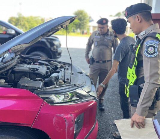 Policja aresztowała kierowcę za używanie fałszywych tablic rejestracyjnych i naklejek podatkowych