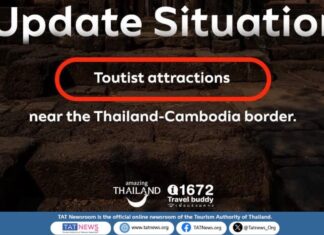 Tourism Authority of Thailand Released Travel Advisory for Specific Locations in Seven Provinces Due to Armed Conflict with Cambodia