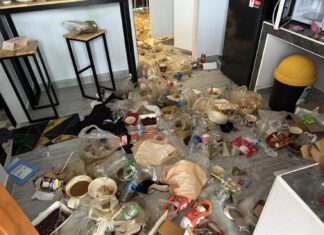 Właściciel mieszkania w Phuket zszokowany widokiem pokoju zaśmieconego przez piękną lokatorkę