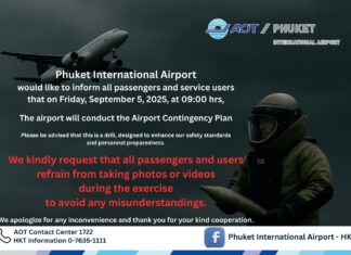 L'aéroport de Phuket organise un exercice de préparation aux situations d'urgence
