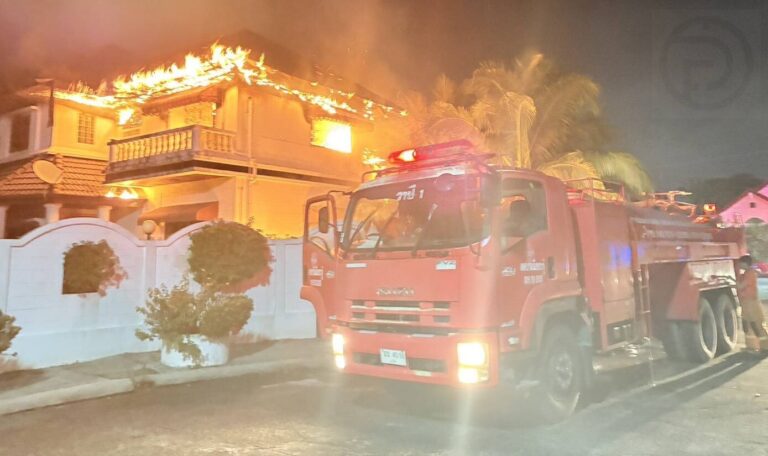 Fire Guts Luxury Home in Kathu With Damages Estimated in the Tens of Millions of Baht