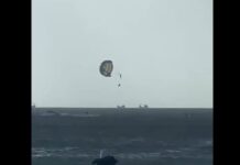 Un guide de parachute ascensionnel sauve un touriste lors d'une tempête soudaine au large de Kata Beach – VIDÉO