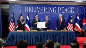 Thailand and Cambodia Sign Joint Declaration for Peace in Malaysia, Overseen by US President Donald Trump