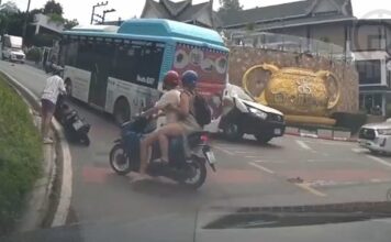 Un bus perd de la puissance sur la colline de Kata avant de s'écraser – VIDÉO