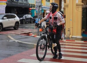 Ghosts on Patrol: Phuket Tourist Police Add Halloween Charm to Old Town Streets