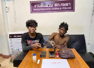 La police de Kamala arrête deux personnes pour vol et possession de drogue.