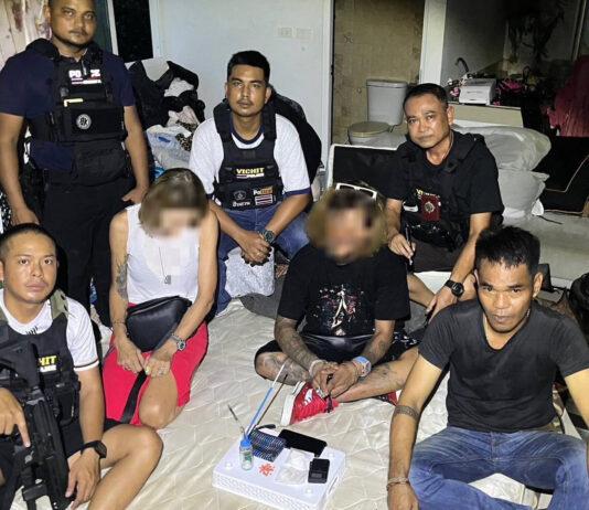 Przekroczenie dozwolonego czasu pobytu przez Norweżkę i Tajlandczyka aresztowane z nielegalnymi narkotykami podczas napadu na luksusową willę w Phuket