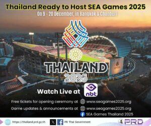 Thailand Ready to Host SEA Games 2025 From The 9th to the 20th of December