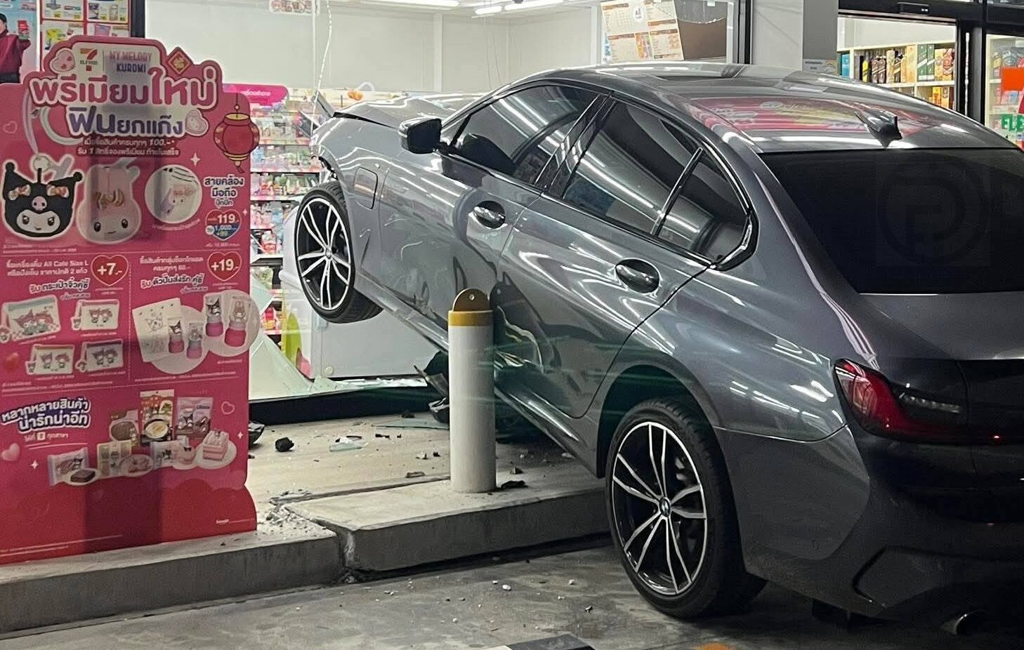 BMW Crashes into Phuket Convenience Store