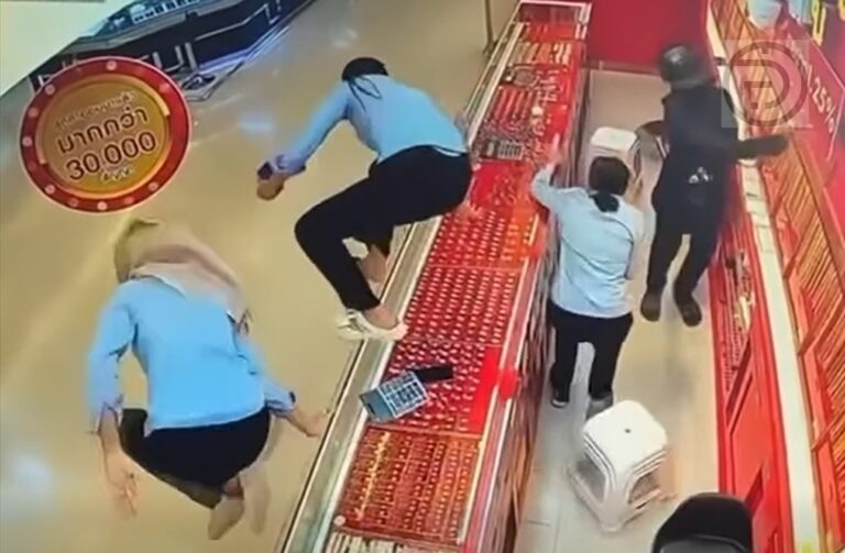 Un jeune de 15 ans arrêté après avoir braqué une bijouterie à Hat Yai et dérobé pour 2.4 millions de bahts d'or