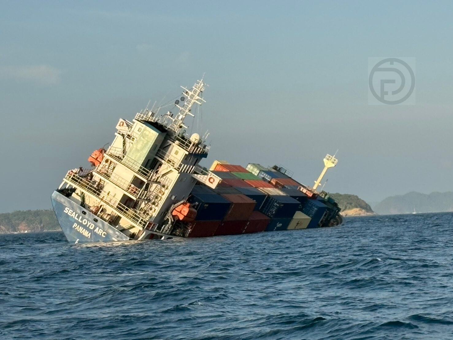 Cargo Ship Tilts and Takes Water Off Phuket, 16 Crew Members Rescued