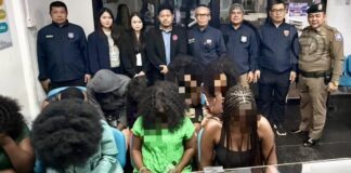 Neuf femmes étrangères arrêtées lors d'une opération anti-prostitution sur Bangla Road