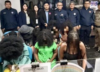 バングラ通りの売春取り締まりで外国人女性9人が拘束される