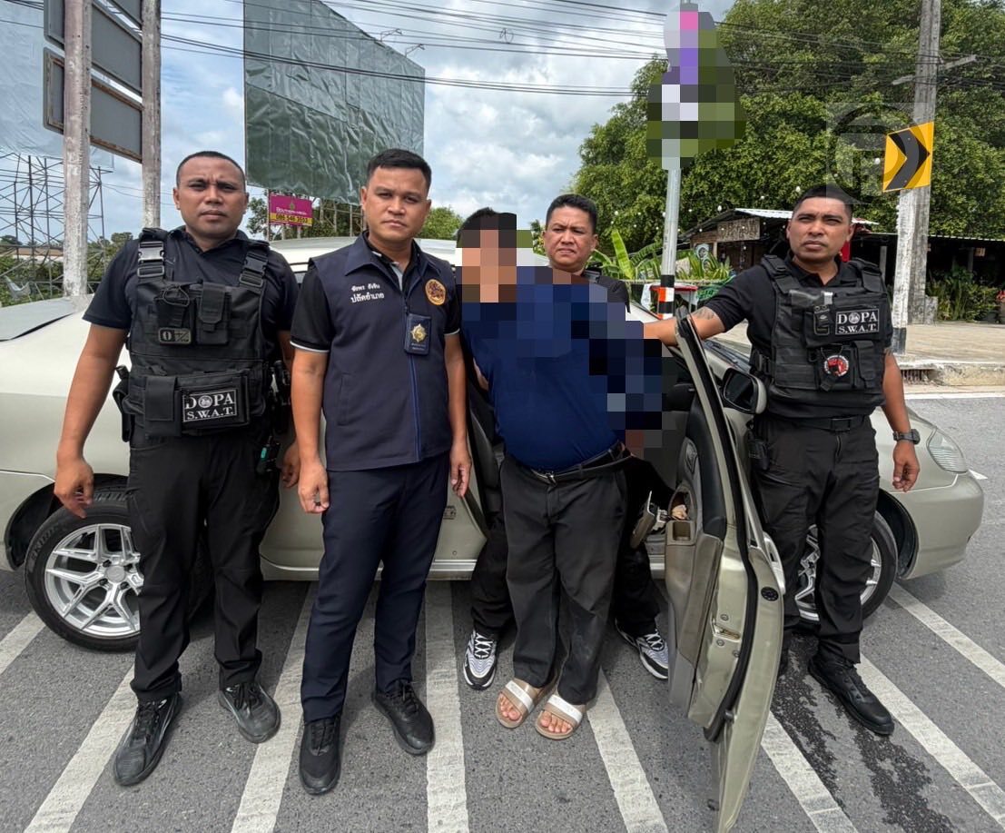 Suspect Arrested on Road with 396 Methamphetamine Pill in Thalang Street-Level Drug Crackdown