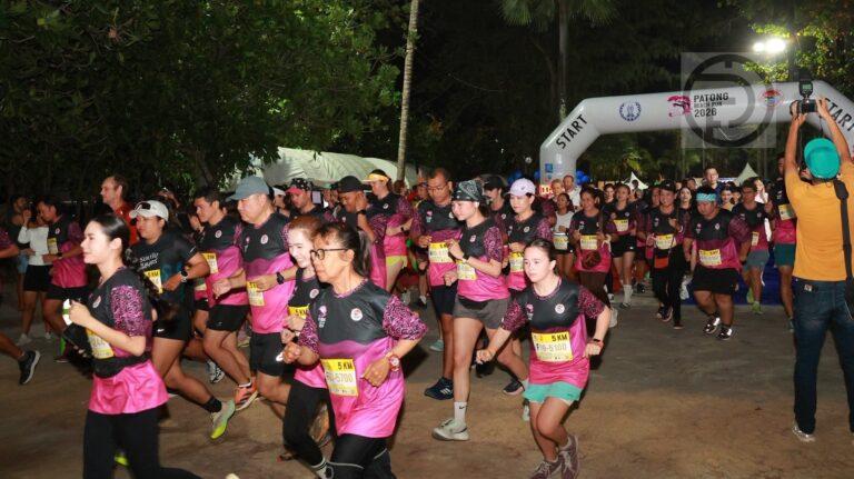 Phuket déchaîne son énergie lors de la « Patong Beach Run 2026 »