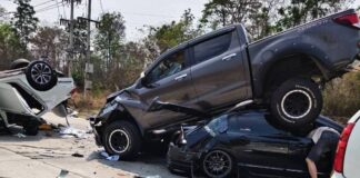 Thailand Reports Total of 154 Deaths in Four Days of Songkran Seven Days of Danger Road Campaign