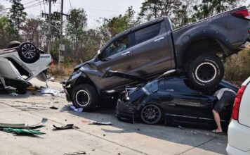 Thailand Reports Total of 154 Deaths in Four Days of Songkran Seven Days of Danger Road Campaign