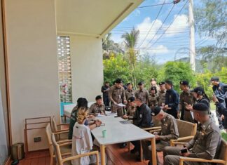 La police perquisitionne 32 sociétés écrans soupçonnées de détenir des terrains d'une valeur de 150 millions de bahts à Koh Phangan