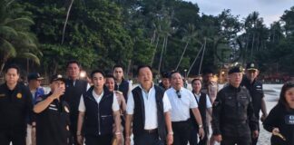 首相、フリーダムビーチの不法占拠事件追及のためプーケットへ帰還