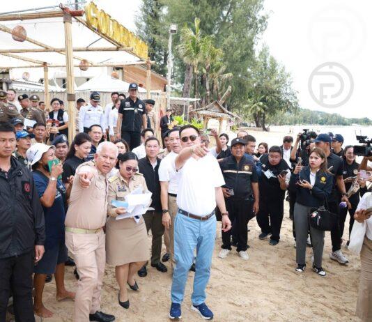 Le Premier ministre promeut le « modèle de la plage de Bang Tao » pour la réforme des espaces publics à Phuket.