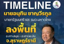 El primer ministro tailandés visitará Koh Samui y Koh Phangan.