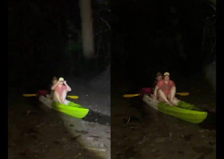 Ausländisches Paar nach Kajakunfall im Tha Len Kanal in Krabi gerettet