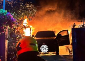 Brand in woonwijk in Wichit eist vijf gewonden.