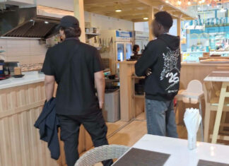 South Sudanese Illegal Worker Arrested at Restaurant in Thalang Shopping Mall