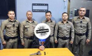 Myanmar Man Arrested with Gun on Bangla Road