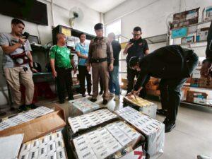 Authorities Seize 2,000 Packs of Contraband Cigarettes at Rawai Post Office