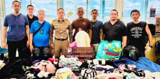 Politie van Phuket arresteert seriedief die ondergoed diefstallen pleegde.
