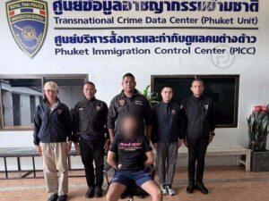 Alleged Belgian Gang Boss Wanted for Murder Nabbed in in Patong