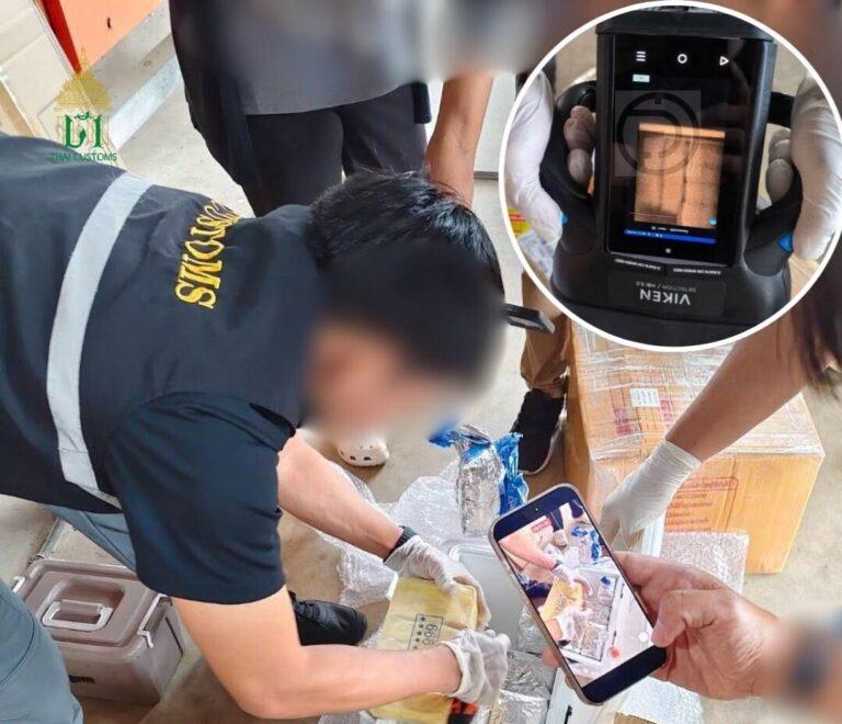W przesyłkach kurierskich na Phuket znaleziono metamfetaminę w postaci kryształów i tabletek o wartości 25 milionów bahtów