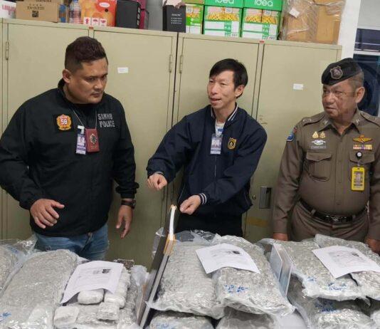 Four Young French and Swiss Nationals Arrested at Phuket Airport with 30 Kilograms of Cannabis