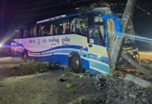 Bus Crash in Phang Nga Leaves Several People Injured