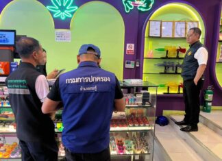 Phuket Raids Cannabis Shops: 8 Licenses Suspended, 2 Revoked in Patong
